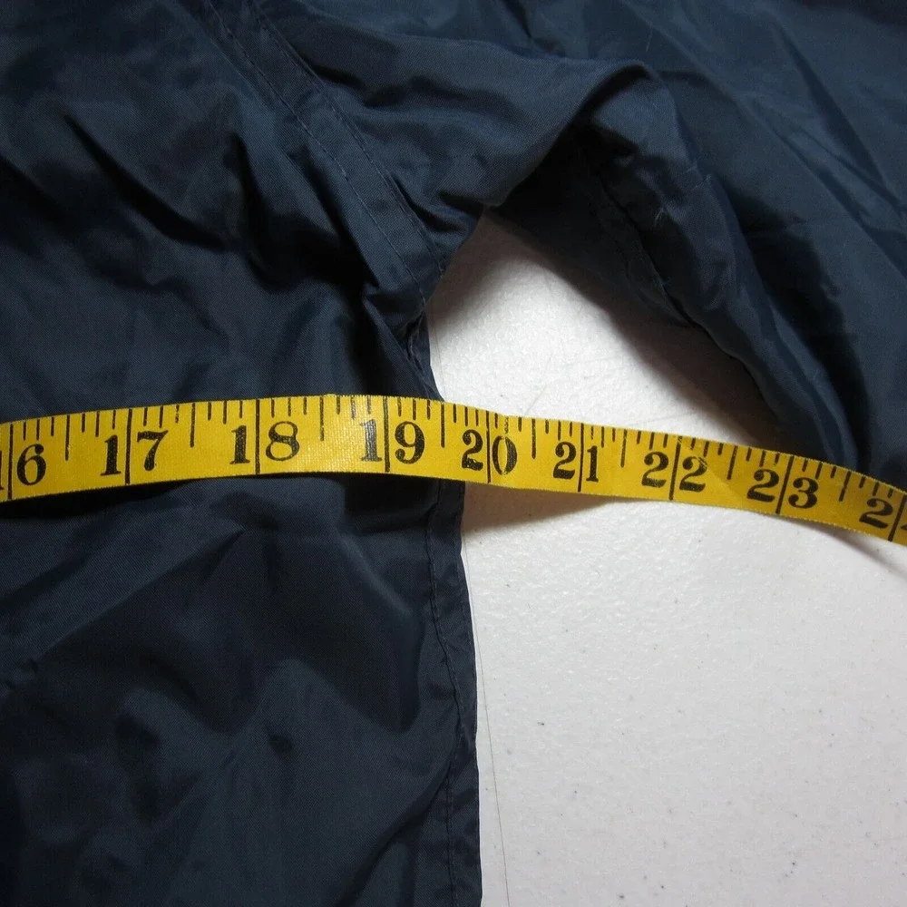 Vtg West Virginia Mountaineers Jacket Womens L Windbreaker Zip WVU Dunbrooke USA